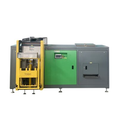 500KG/D ステンレススチール 304 食品廃棄物 堆肥化機械 17.5kw 電源とPLC制御システム
