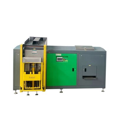 500KG/D ステンレススチール 304 食品廃棄物 堆肥化機械 17.5kw 電源とPLC制御システム