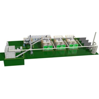 24H 処理サイクル 食品廃棄物処理エンジンコアコンポーネントを装備した有機肥料粒子の生産ライン