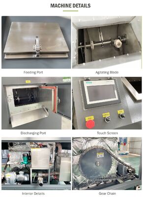 TOGO TG-CC-100 キッチン廃棄物コンポスト機 (100kg/日容量、ステンレス鋼構造、PLC自動制御システム)