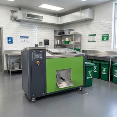 TOGO 80KG/D 完全自動PLC制御の食品廃棄物処理機